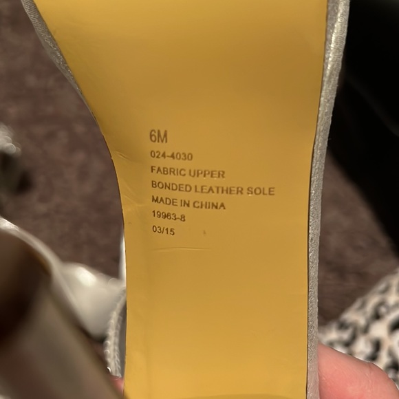 Silver Rhinestone Heels - Picture 5 of 7